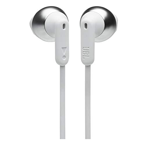 JBL Tune 215 - Bluetooth Wireless in-Ear Headphones w Mic/Remote and Flat Cable - White