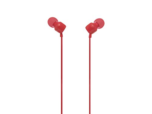 JBL TUNE 110 - In-Ear Headphones with One-Button Remote - Red