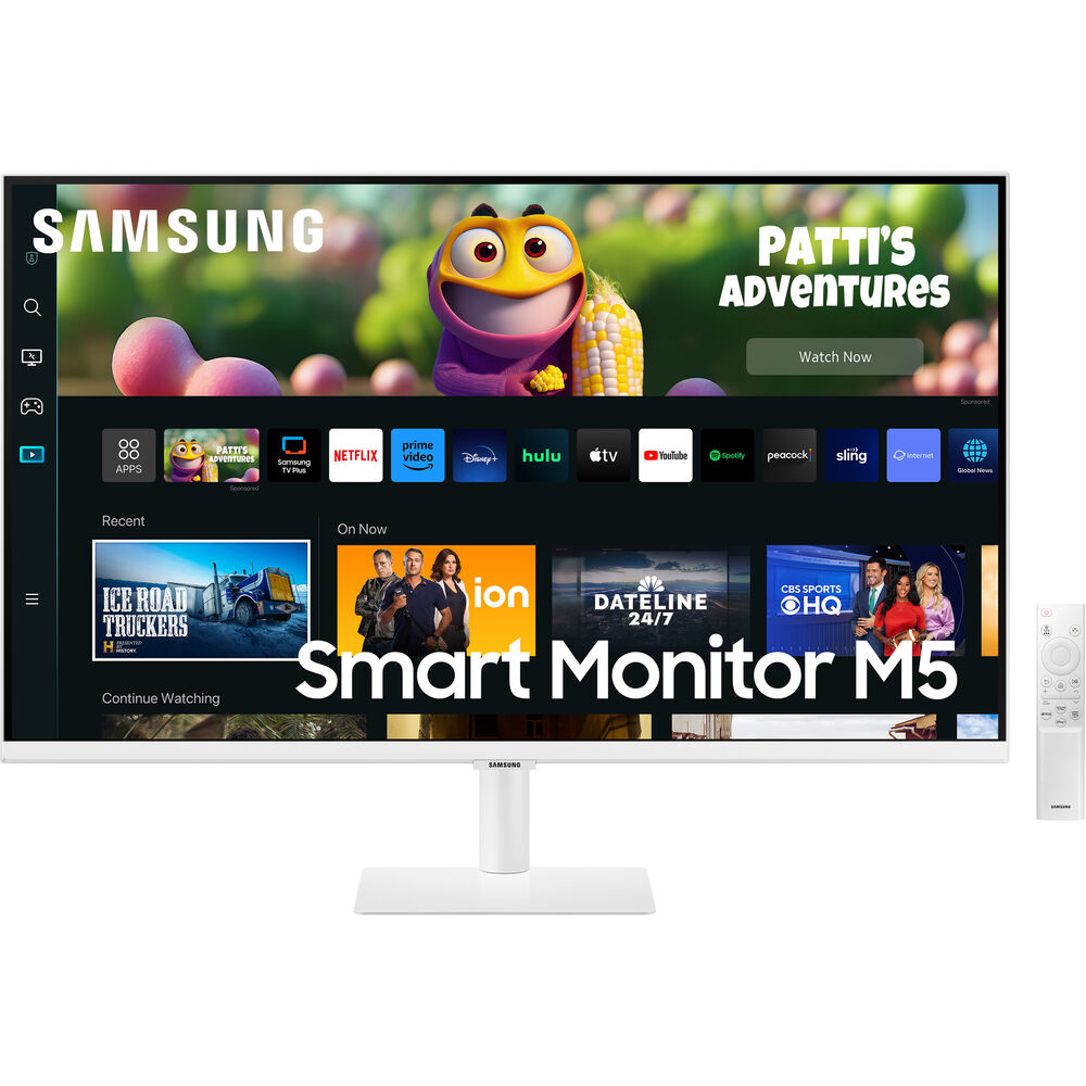 Samsung M50C 27" HDR Smart Monitor (White) - LS27CM501ENXZA