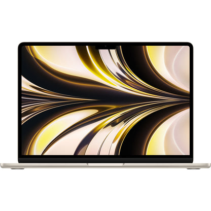 (Open Box) Apple 13.6-in MacBook Air - M2 8-core CPU 8-core GPU chip - 256GB - Starlight - MLY13LL/A (Summer 2022)