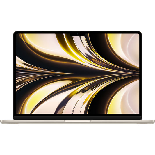 (Open Box) Apple 13.6-in MacBook Air - M2 8-core CPU 8-core GPU chip - 256GB - Starlight - MLY13LL/A (Summer 2022)