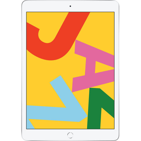 Apple 10.2-inch iPad Wi-Fi 32GB - Silver - MW752LL/A (Fall 2019) - Front View