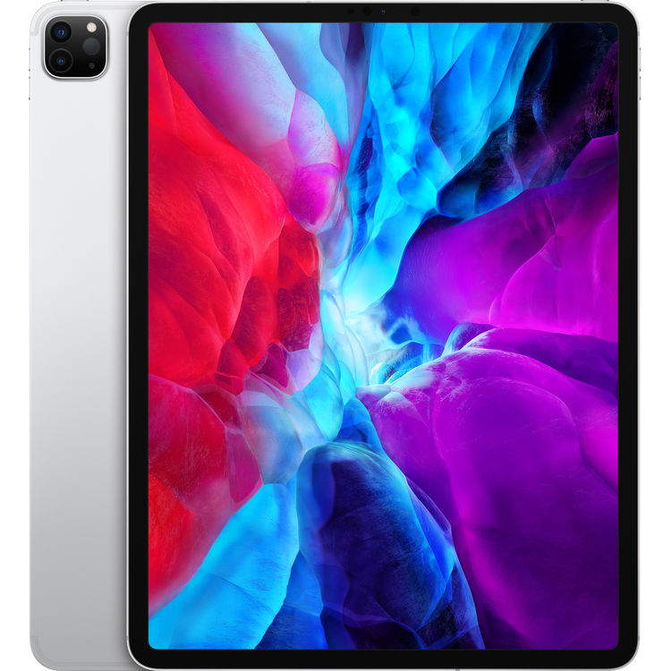 Apple 12.9-inch iPad Pro WiFi + Cellular 512GB - Silver - (2020) - Front View