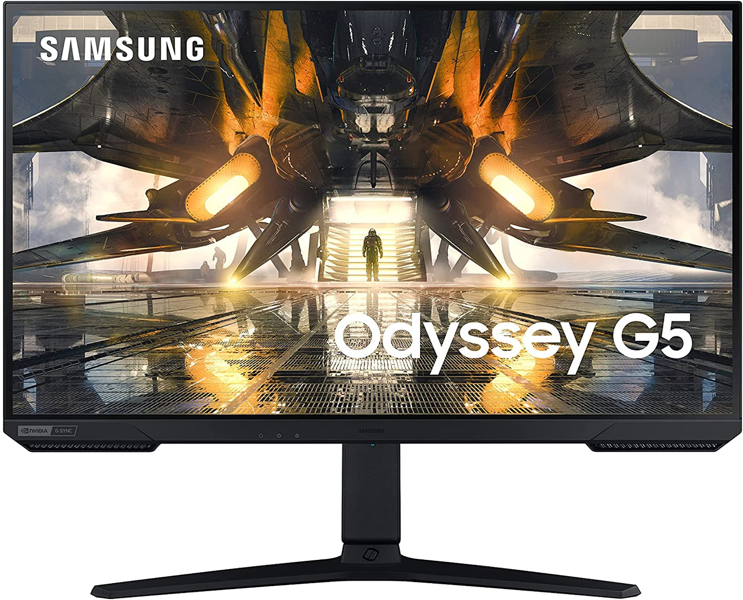 Samsung G50A Gaming Monitor, 27-in 4K Ultrawide, QHD, 165hz, HDR10, G-Sync (LS27AG500PNXZA - 2023)