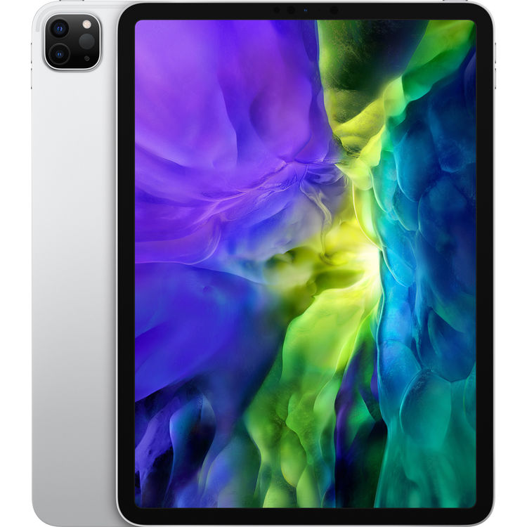 Apple 11-inch iPad Pro WiFi 256GB - Silver - MXDD2LL/A - (2020) - Front View