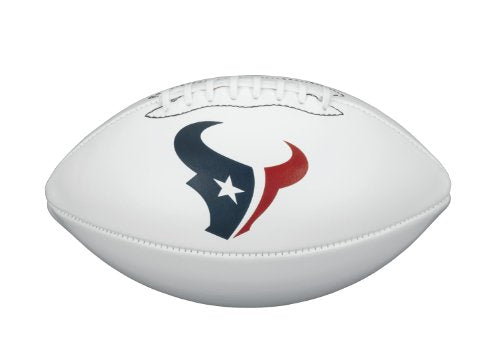 NFL Team Logo Autograph Football Houston Texans