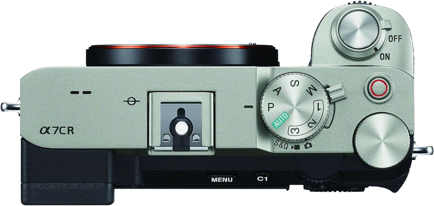Sony Alpha 7CR – Full-frame Interchangeable Lens Hybrid Camera (Silver)