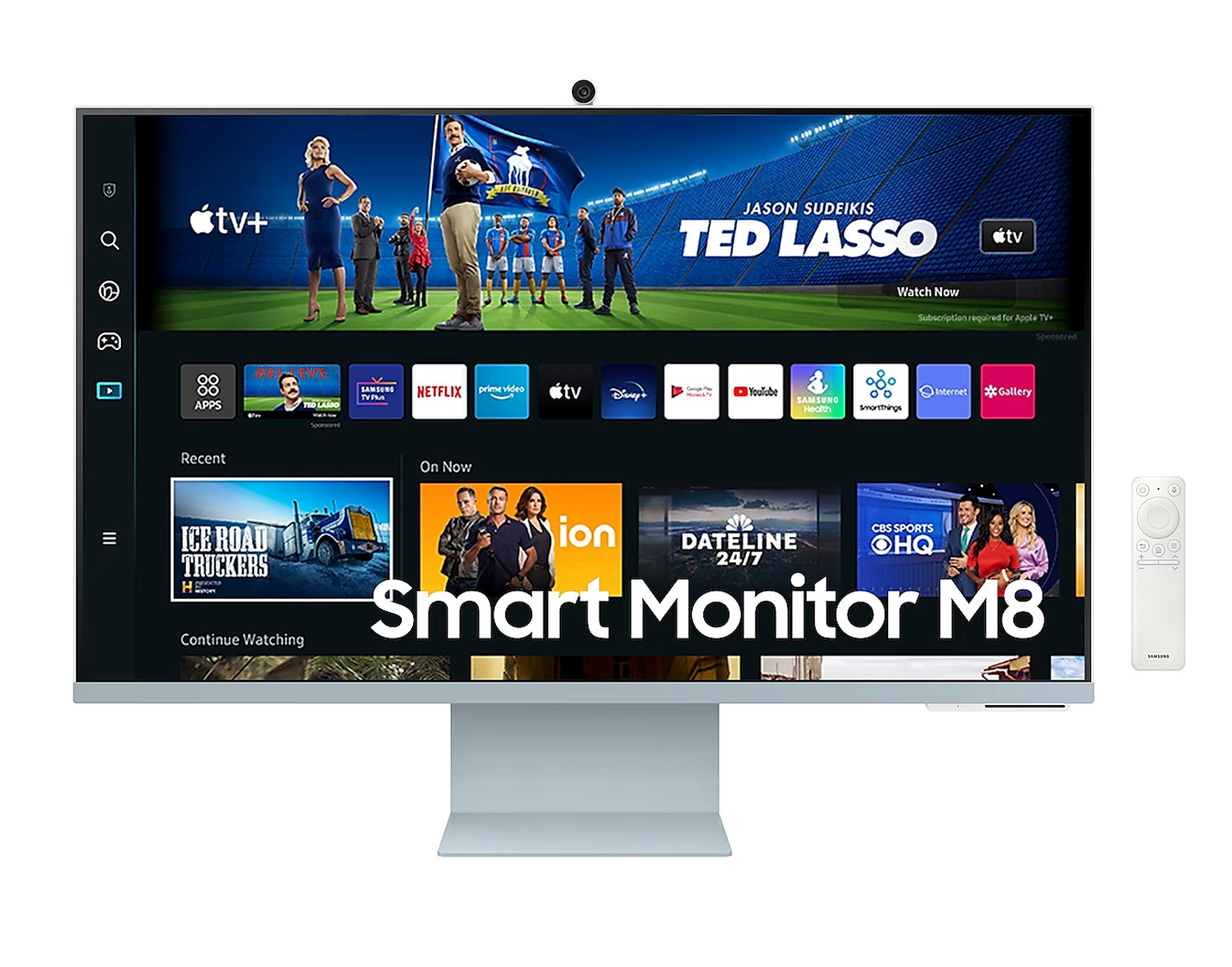 Samsung 32-in M8 Smart Blue UHD Monitor w Smart TV Apps (2023) LS32CM80BUNXZA