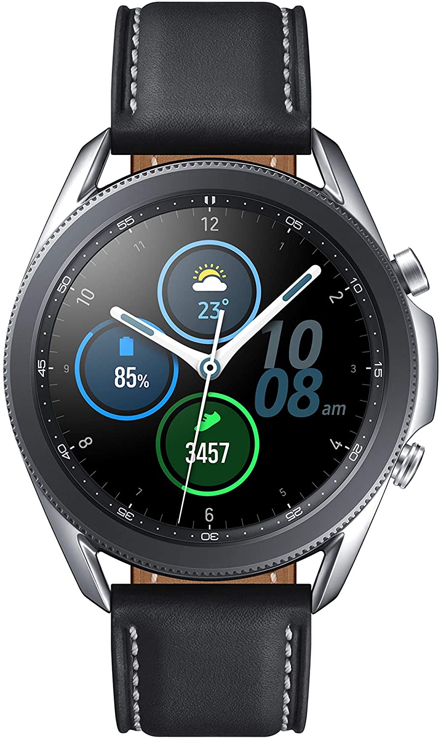 (Open Box) Samsung Galaxy Watch 3 (45MM) BT Silver SM-R840NZSAXAR (2020)