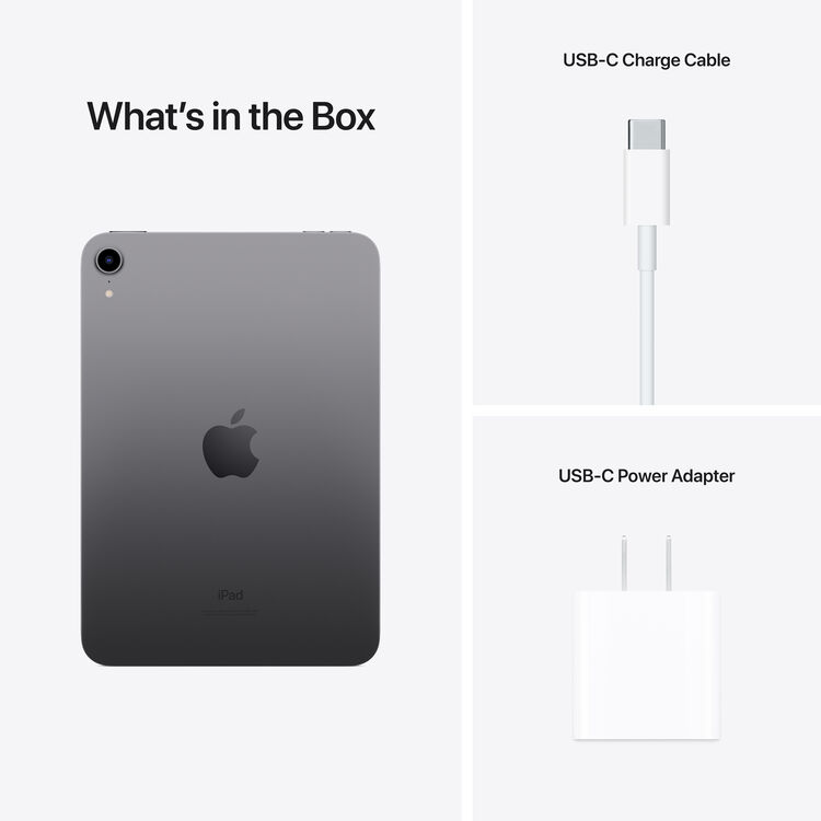 Open Box) Apple iPad mini Wi-Fi 256GB - Space Gray (6th Gen)