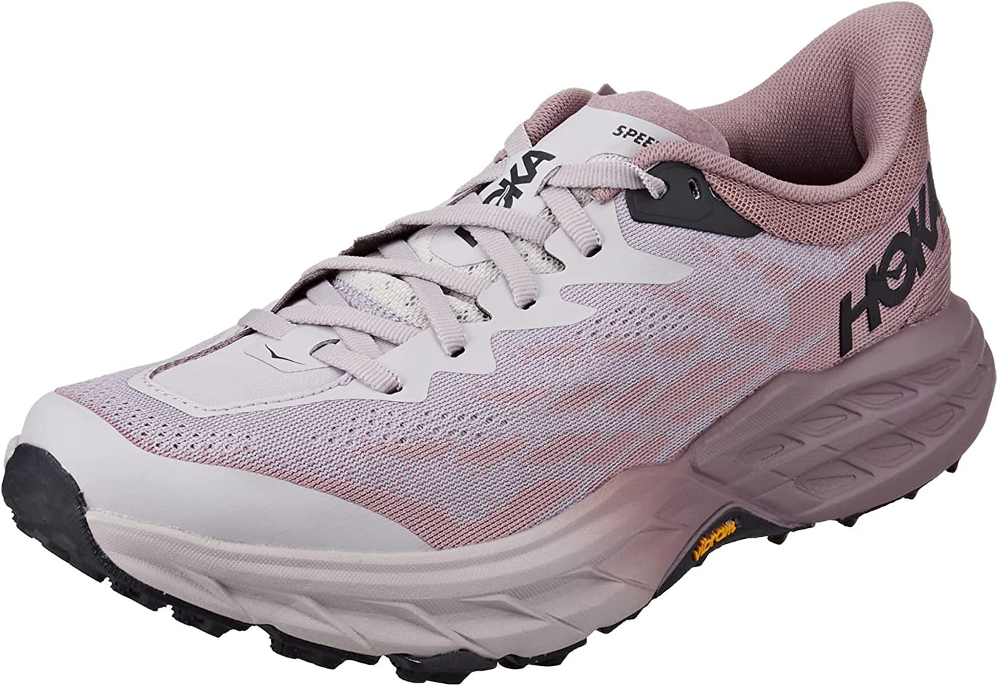 Hoka Speedgoat 5 Women's Trail Running Shoe - Elderberry / Lilac Marble - Size 8.5