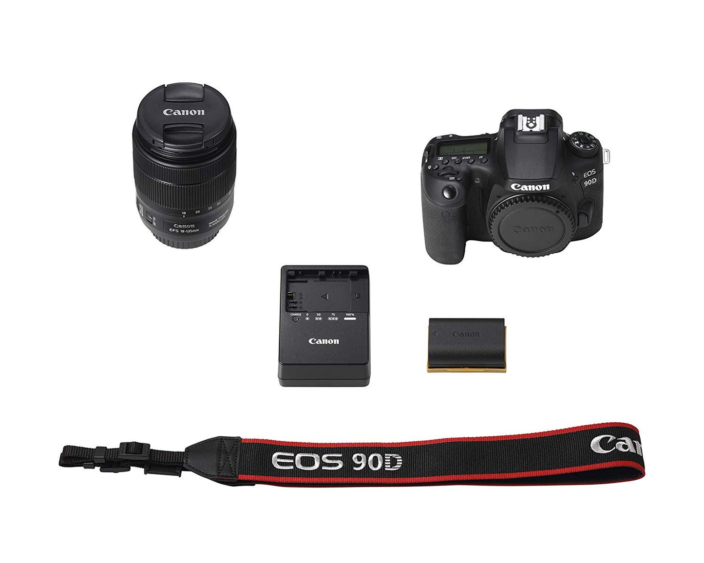 Canon 90D Digital SLR Camera with 18-135 IS USM Lens
