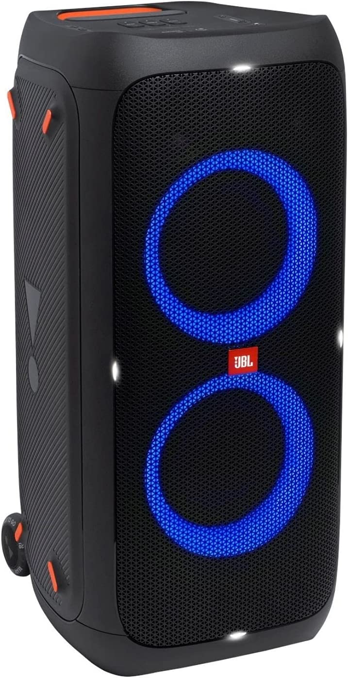 JBL PartyBox 310 Portable Party Speaker with Lights and Pro Sound, Black