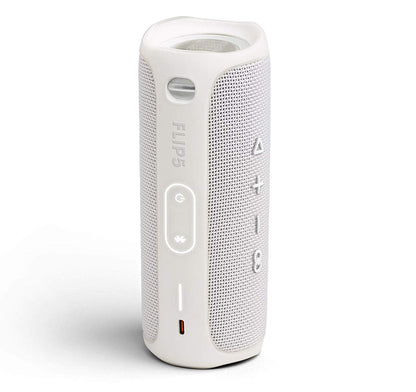 JBL Flip 5 Portable Waterproof Bluetooth Speaker - Steel White
