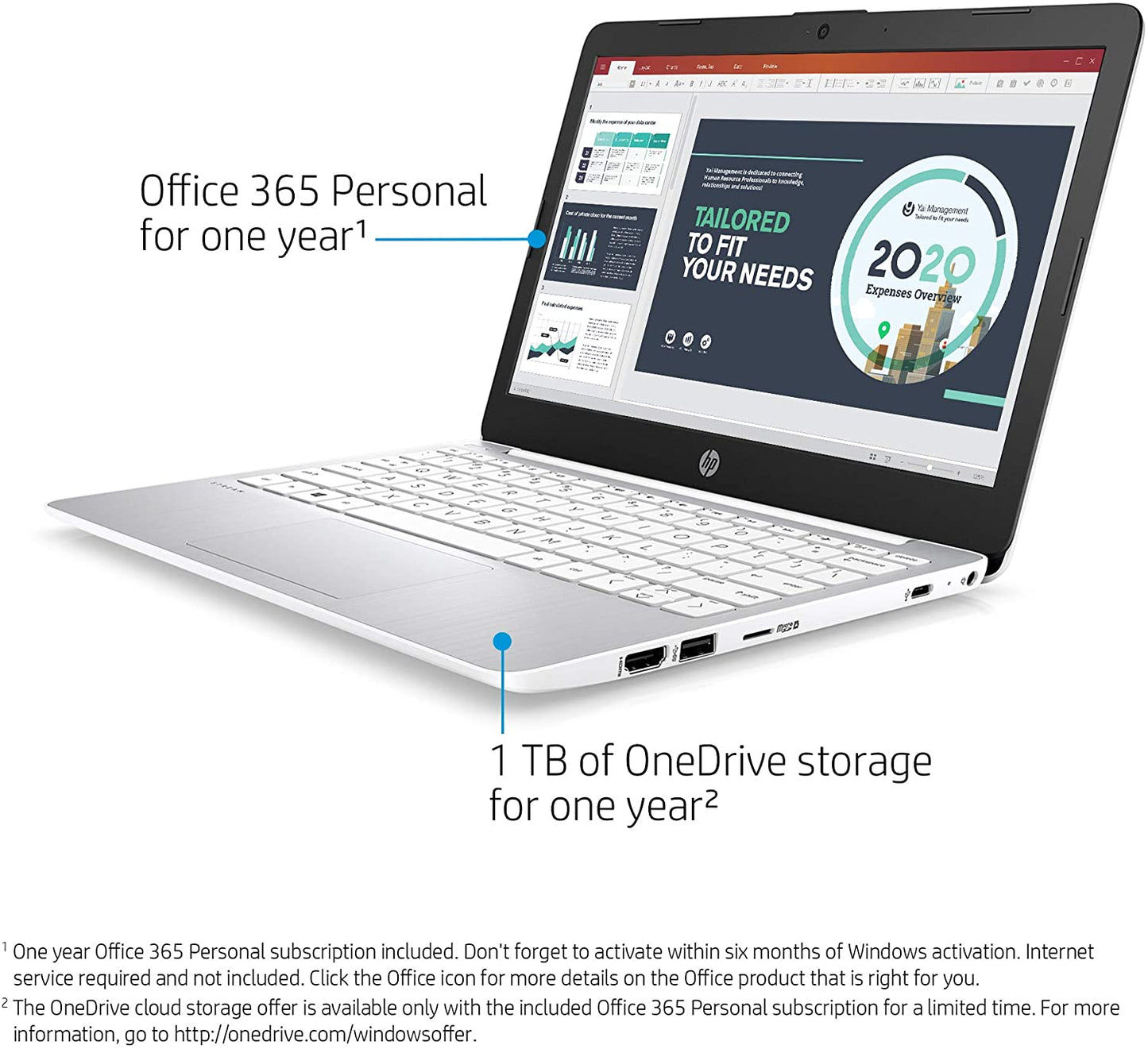 (Open Box) HP Stream 11-ak0010nr 11.6" HD N4020 4GB 32GB Windows 10 S w/ Office 365 Royal Blue