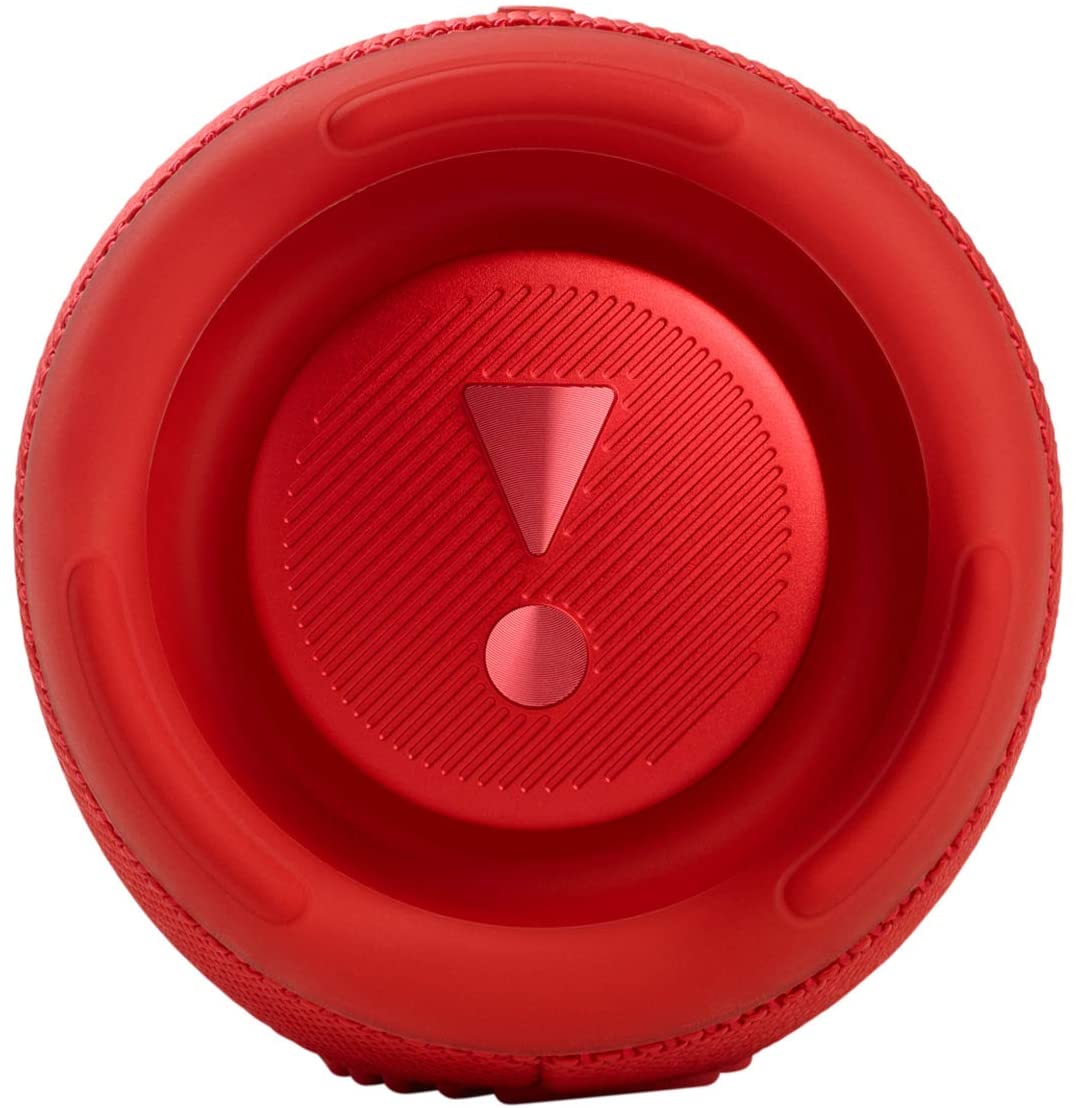 JBL Charge 5 Portable Waterproof Speaker w Powerbank, Red
