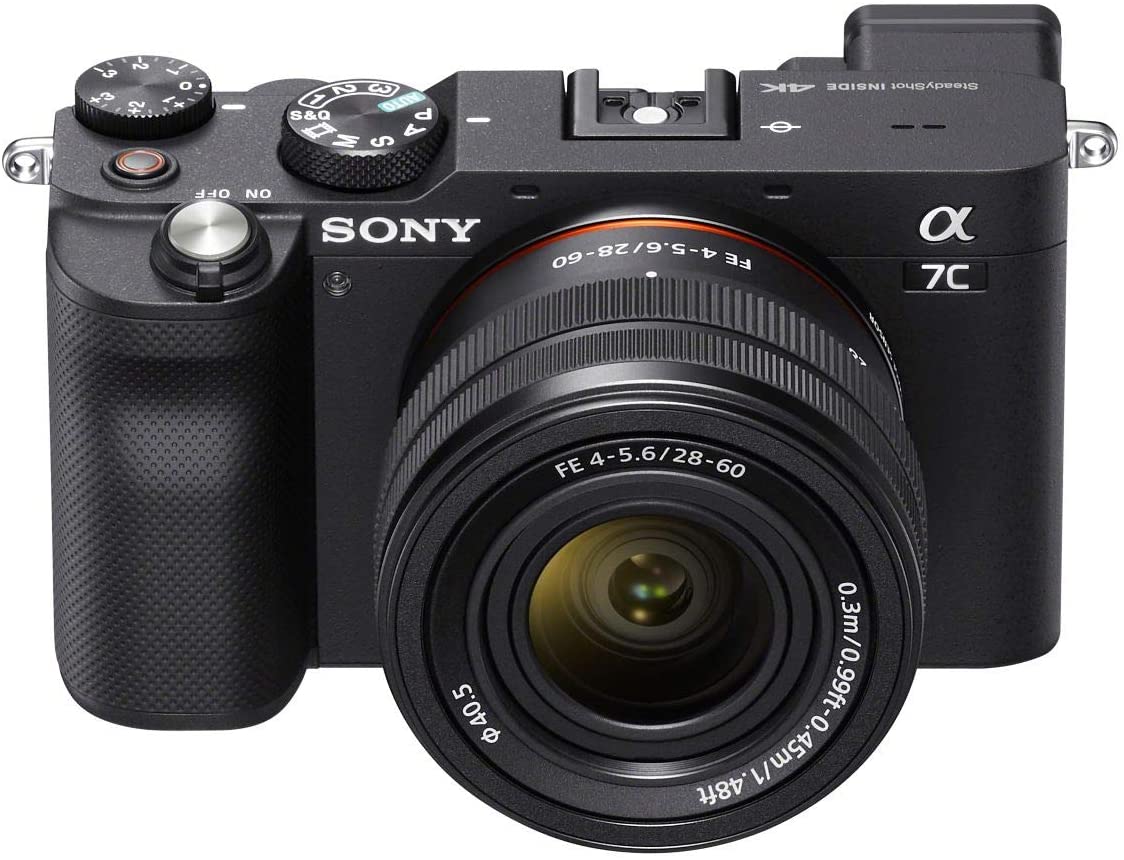 Sony Alpha 7C Full-frame Compact Mirrorless Camera with 28-60mm Lens - Black