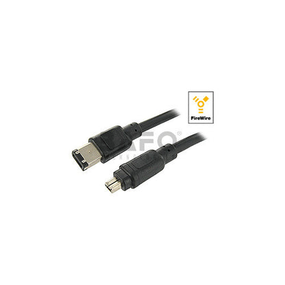Bafo 10ft IEEE 1394 Cable 4/6 Transparent Black