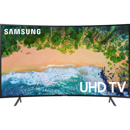 Samsung UN55RU7300 55-in UHD Curved LED Smart TV (2019 Model)