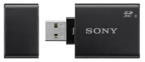 Sony MRW-S1 High Speed Uhs-II USB 3.0 Memory Card Reader/Writer for SD Cards Black 2.26" x 1.25" x 0.44"