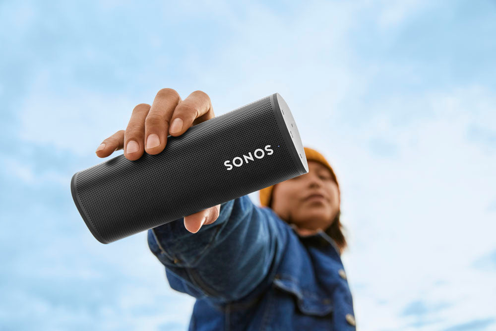 SONOS Roam Portable Waterproof Speaker - Black (2 Room Kit)