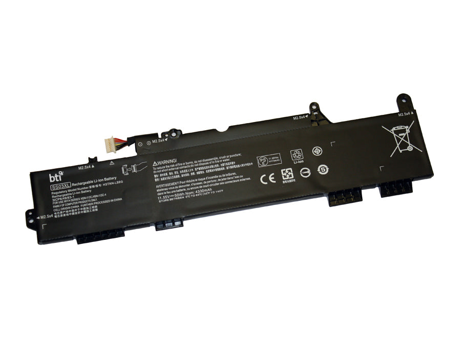 BTI 3-cell 11.55V 4330mAh Li-Ion Internal Laptop Battery for HP - 933321-855-BTI