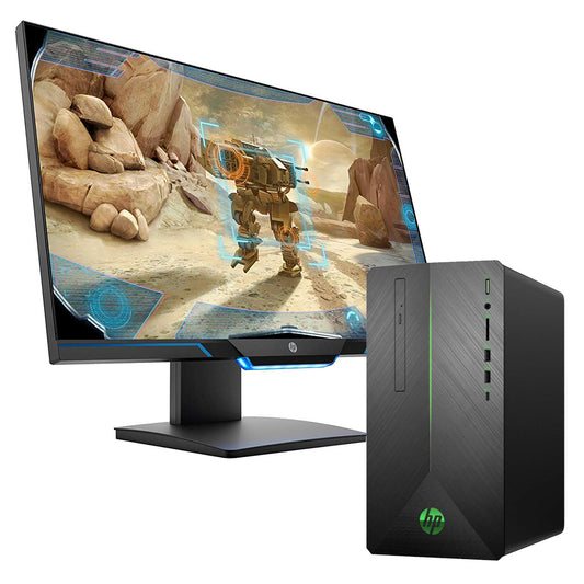 HP 690-0009 Gaming Desktop Computer with 24.5-in 1ms Monitor
