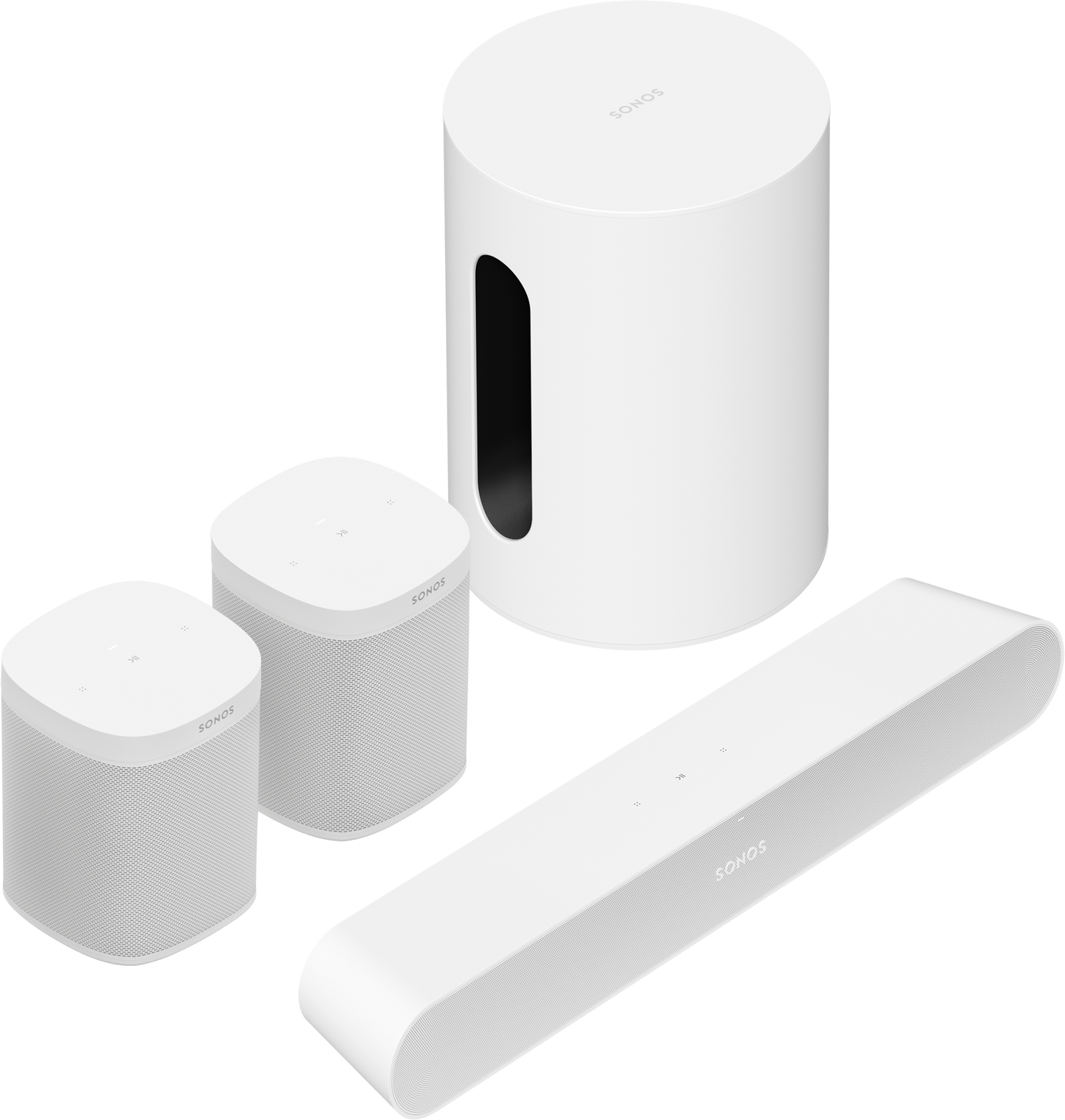 SONOS Immersive Set with Sub mini, Ray and One SL - White