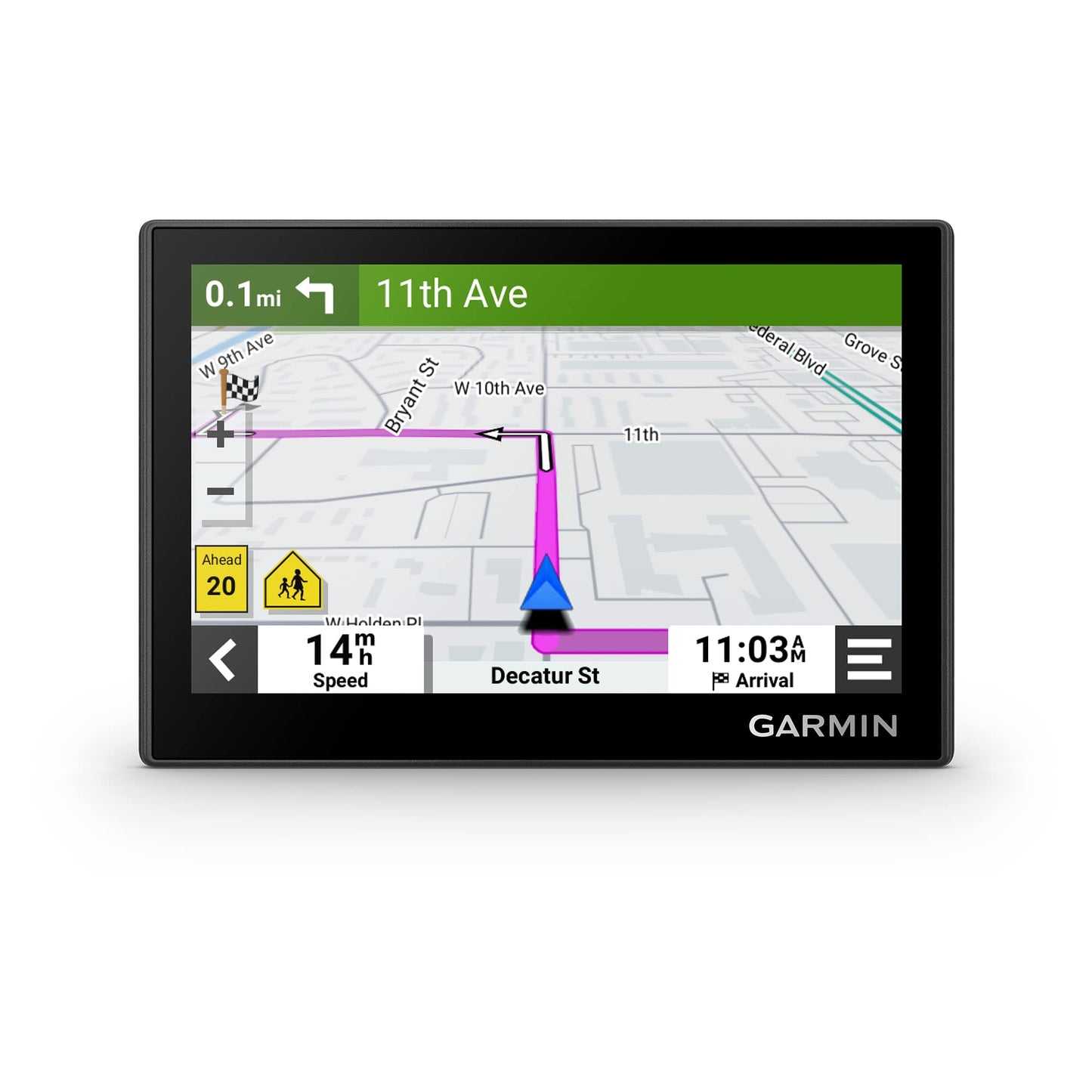 Garmin Drive™ 53 with Traffic, GPS Navigator, High-Resolution Touchscreen, Simple On-Screen Menus and Easy-to-See Map, Driver and Traffic Alerts