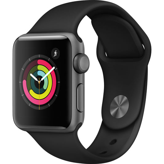 Apple Watch Series 3 GPS 38mm Space Gray Aluminum, Black Sport Band