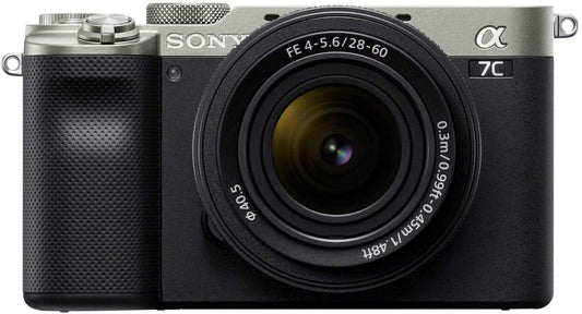 Sony Alpha 7C Full-frame Compact Mirrorless Camera with 28-60mm Lens - Silver