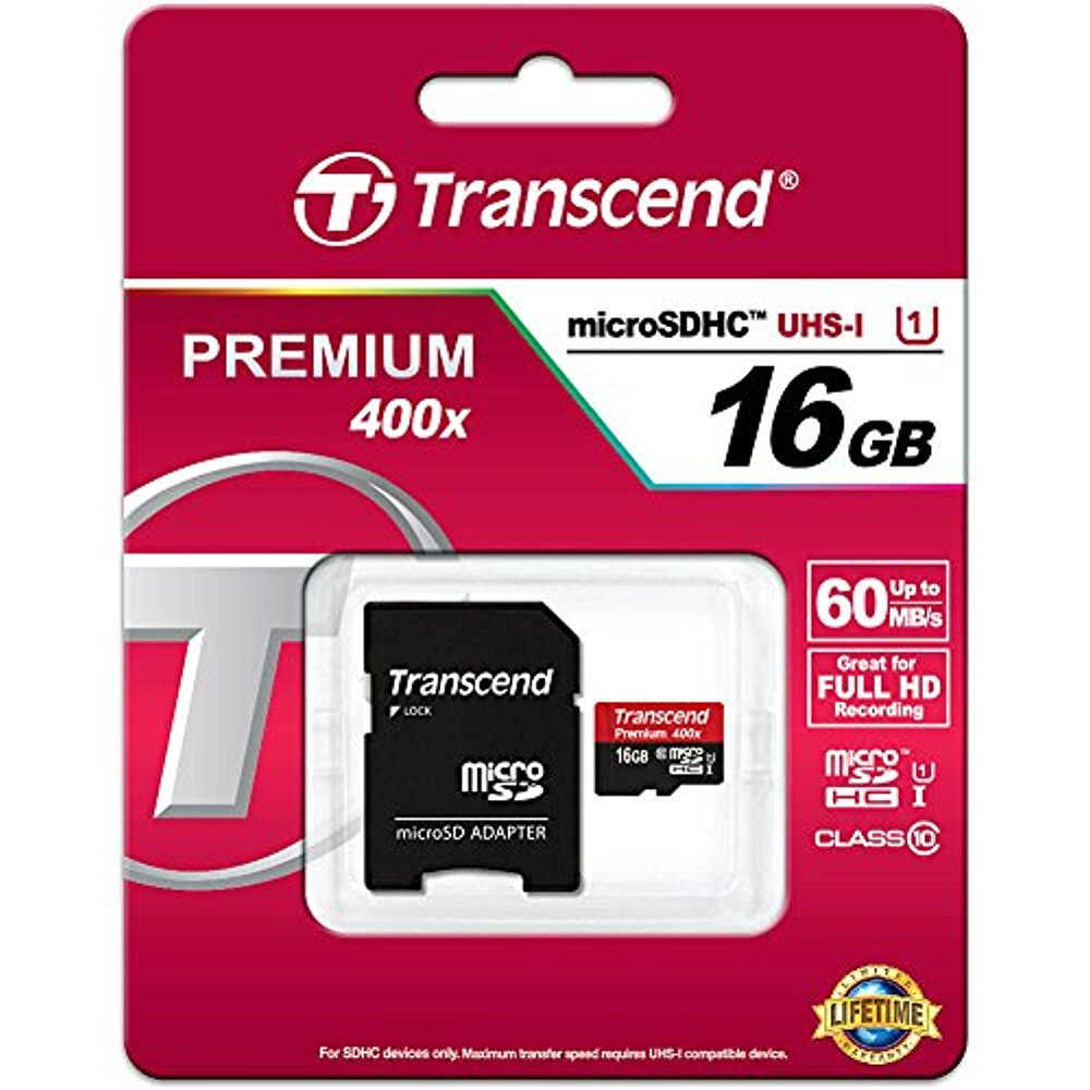 Transcend TS16GUSDHC10 16 GB microSDHC