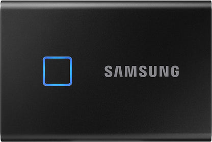Samsung T7 Touch Portable SSD - 1TB – USB 3.2 (MU-PC1T0K/WW), Black