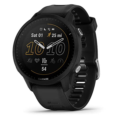 Garmin Forerunner® 955, GPS Running Smartwatch, Tailored to Triathletes, Black