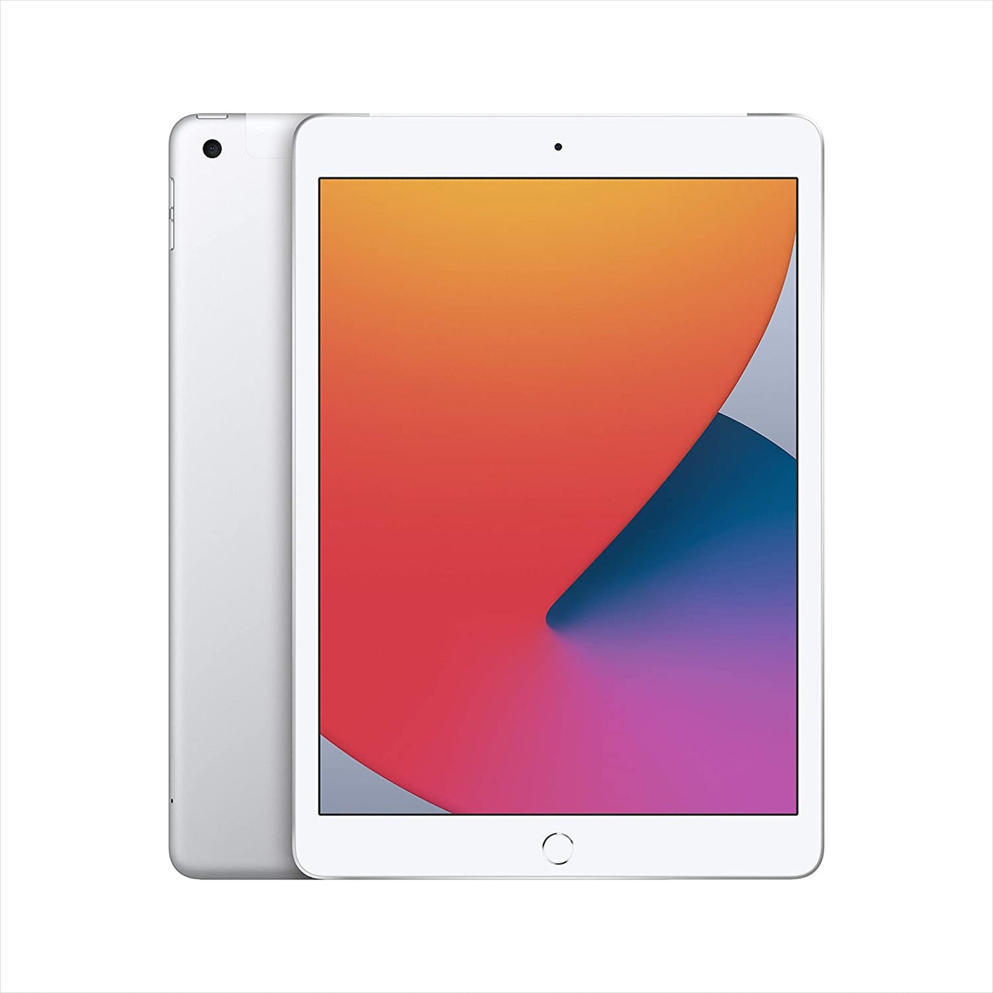 Apple 10.2-inch iPad - Silver (Fall 2020)8th Gen - Front View