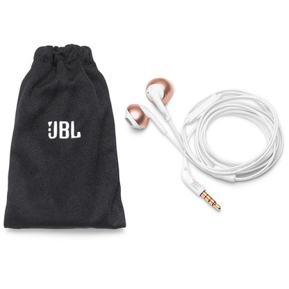 JBL Tune 205 In-Ear Headphone with One- Button Remote/Mic, Rose Gold