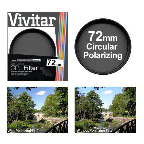 Vivitar CPL-72 Filter - Polarizer Filter