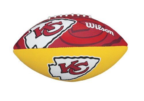Wilson NFL Junior Team Logo Football (Kansas City Chiefs)