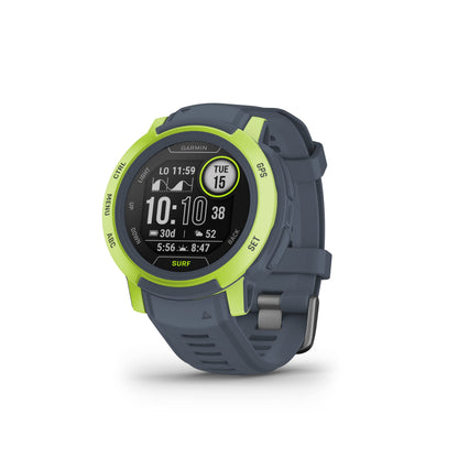 Garmin Instinct 2, Surf-Edition, GPS Outdoor Watch, Surfing Features, Multi-GNSS Support, Tracback Routing, Mavericks