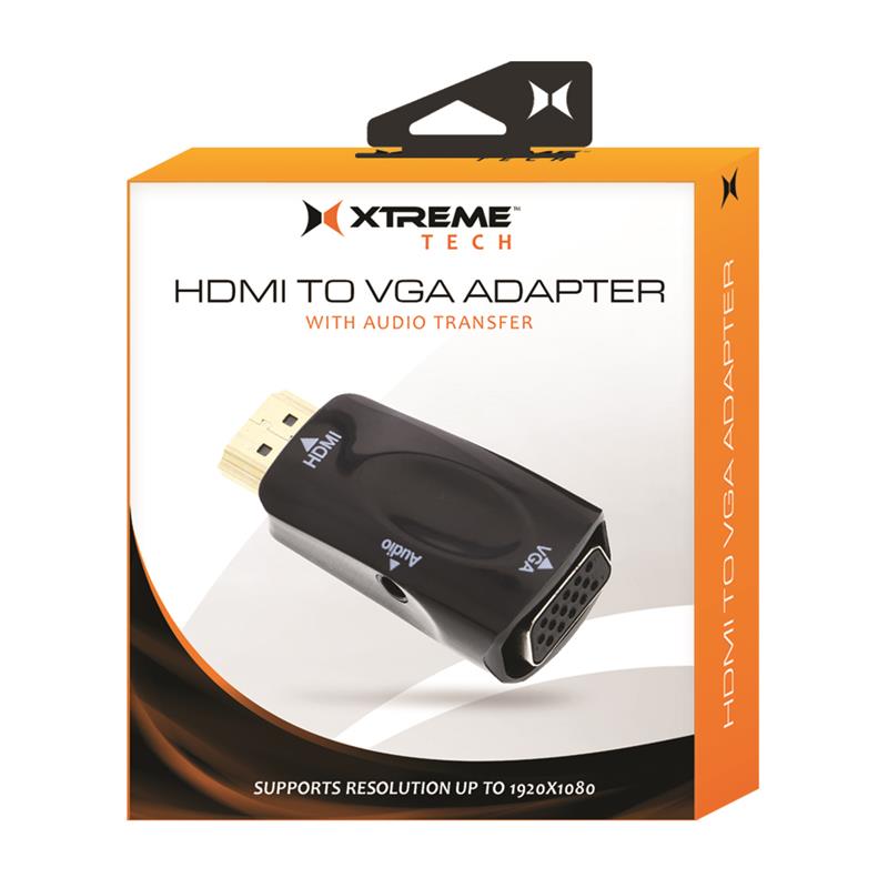 Xtreme Cables HDMI to VGA Adapter w/ Audio Transfer