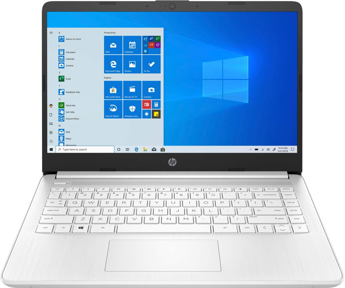 (Open Box) HP Stream 14-fq0048nr 14-in Touch 3020E 4 GB 64GB w/ Office 365 White