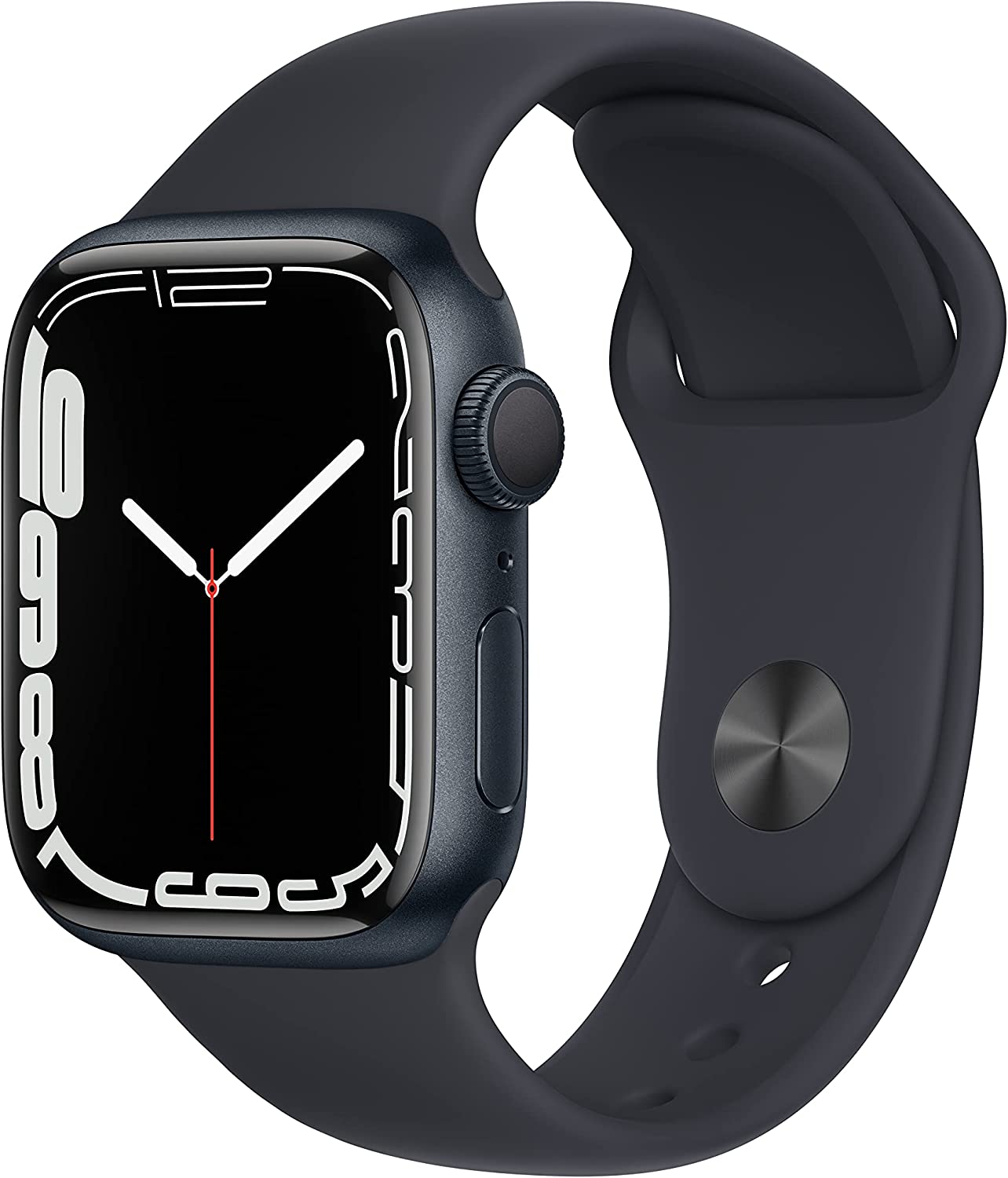 (Open Box) Apple Watch Series 7 GPS, 41mm Midnight Aluminum Case with Midnight Sport Band