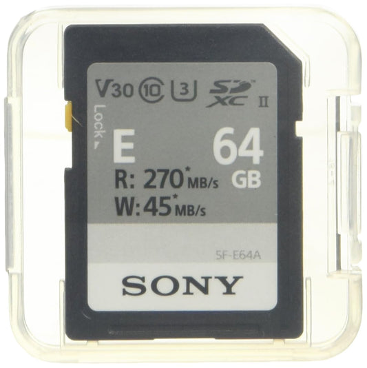 Sony 64GB E Series UHS-II SDXC Memory Card