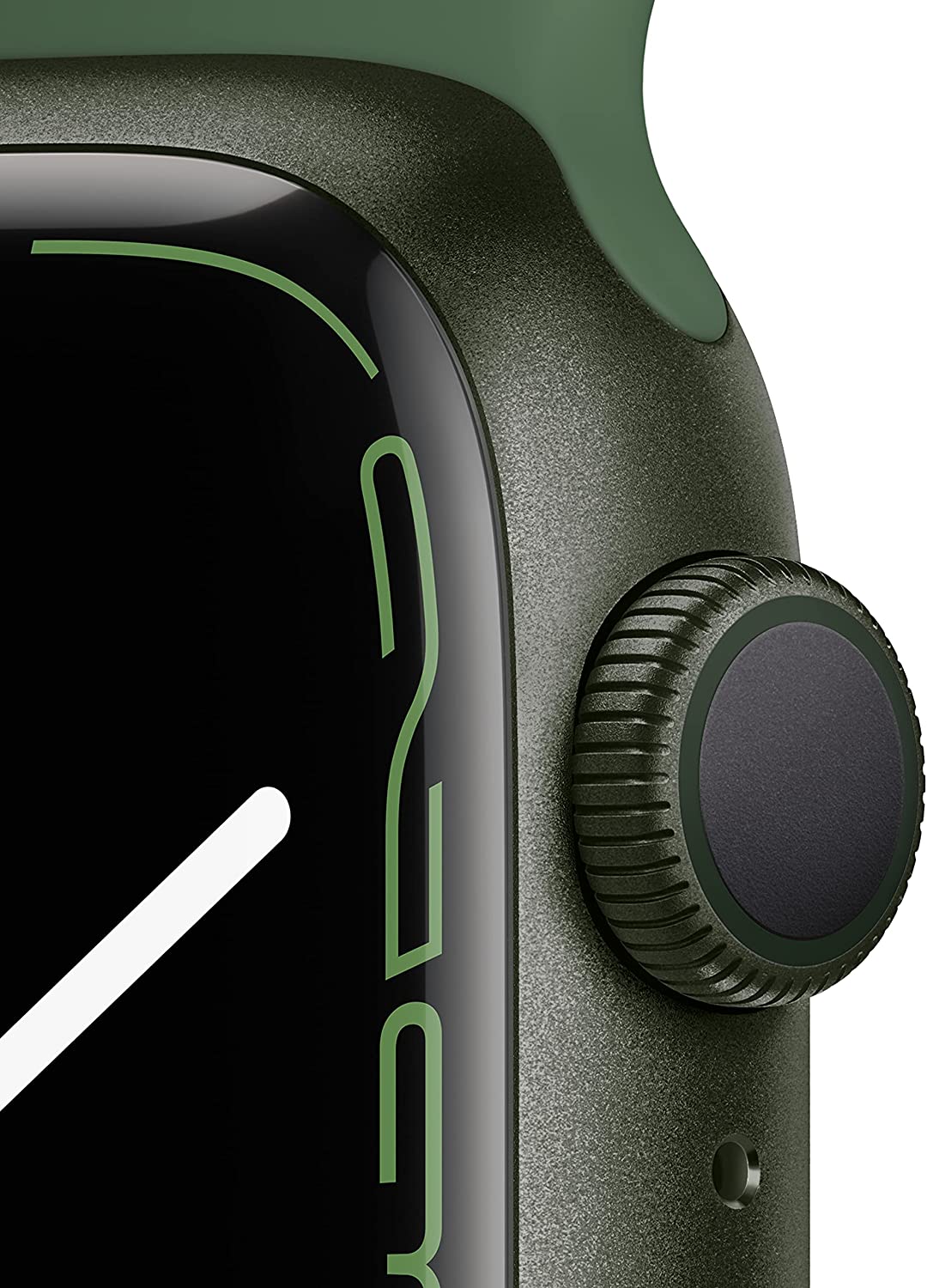 (Open Box) Apple Watch Series 7 GPS, 45mm Green Aluminum Case with Clover Sport Band
