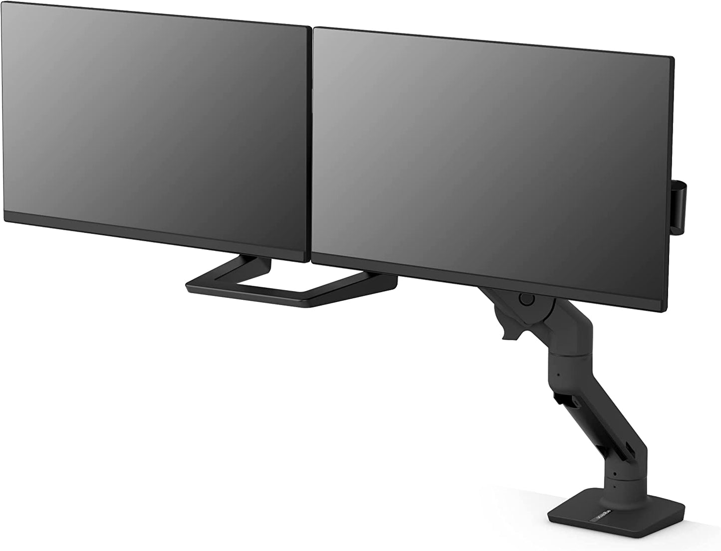 Ergotron Desk Mount for Dual Monitors - Matte Black - up to 32" Screen, 35 lb Load