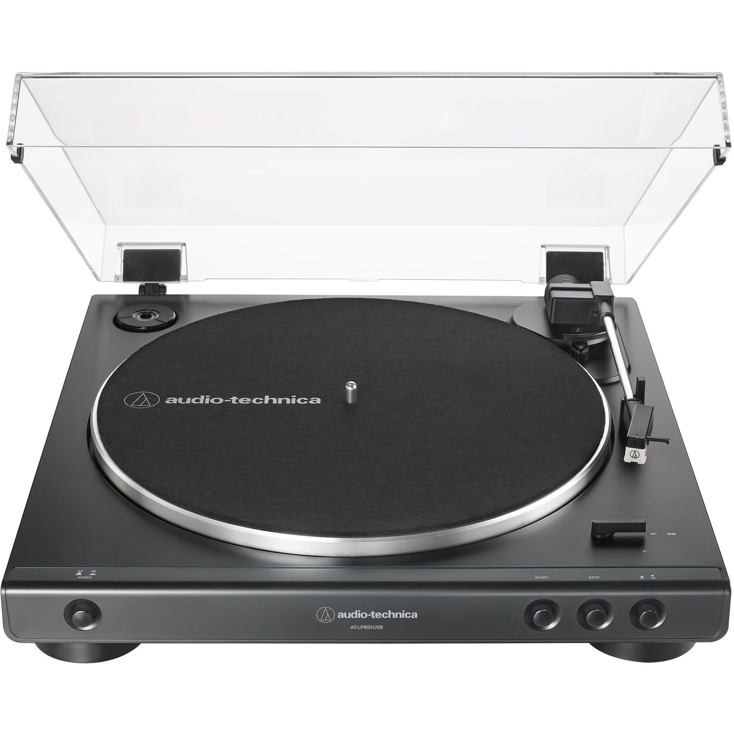 Audio Technica AT-LP60XUSB Fully Automatic Belt-Drive Stereo USB & Analog Turntable, Black