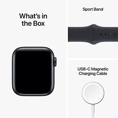 (Open Box) Apple Watch SE GPS 40mm Midnight Aluminum Case w Midnight Sport Band - M/L (2022)