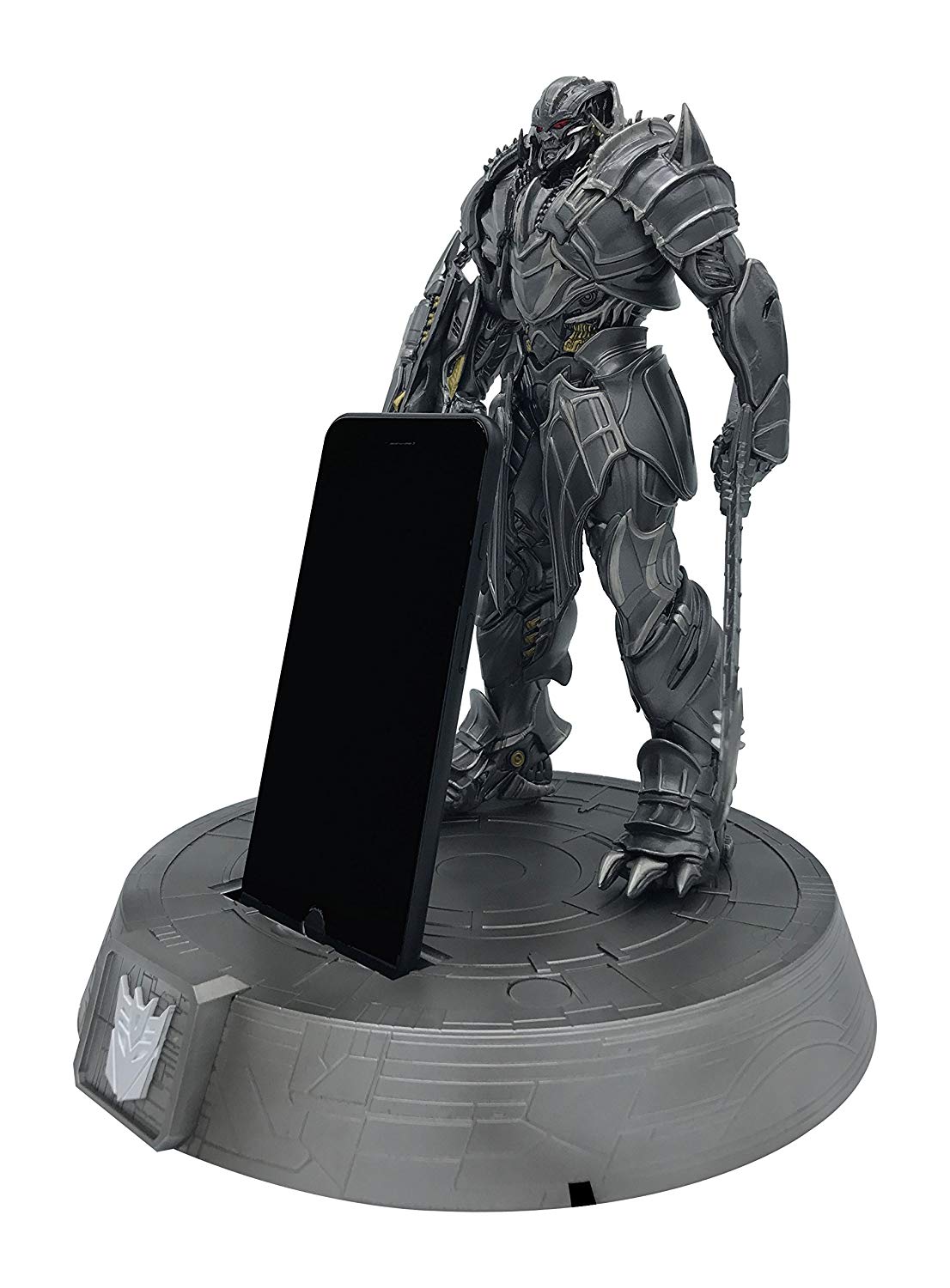 Transformers: Licensed Megatron Statue Phone Dock Charging Station - Up to 6in Screen Size