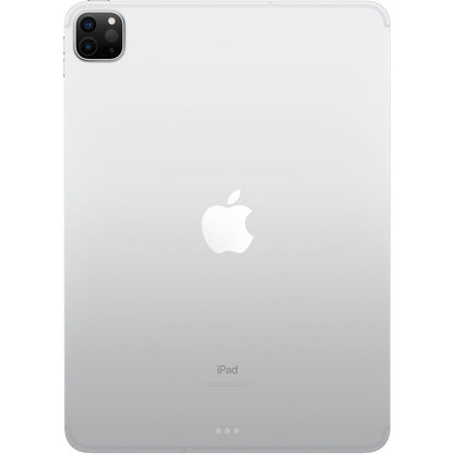 Apple 11-inch iPad Pro WiFi + Cellular 128GB -Silver-MY342LL/A -(2020) - Rear View
