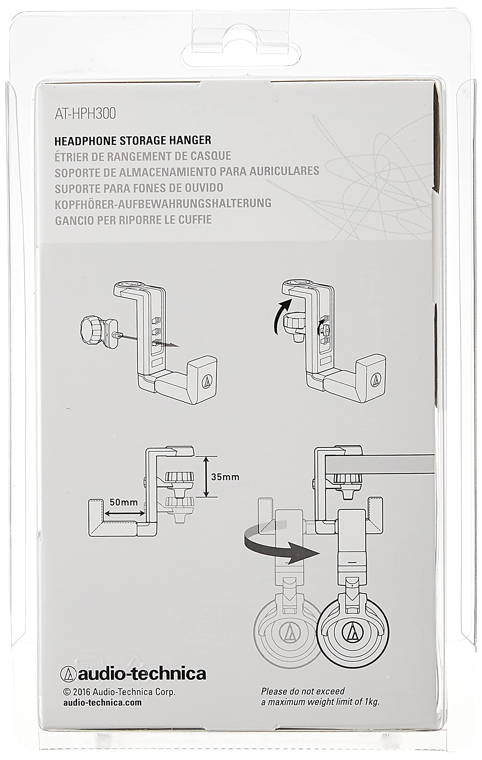 Audio technica headphone cheap hanger